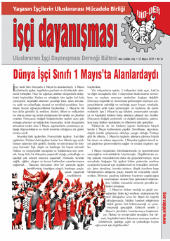 İşçi Dayanışması 14 nolu sayı İşçi Dayanışması 14 nolu sayı