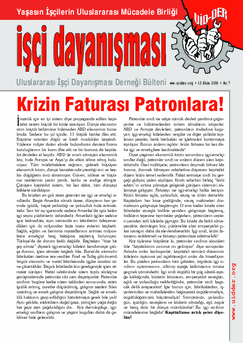 İşçi Dayanışması 7 nolu sayı İşçi Dayanışması 7 nolu sayı