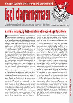 İşçi Dayanışması 4 nolu sayı İşçi Dayanışması 4 nolu sayı