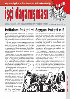 İşçi Dayanışması 3 nolu sayı İşçi Dayanışması 3 nolu sayı