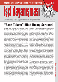 İşçi Dayanışması 2 nolu sayı İşçi Dayanışması 2 nolu sayı