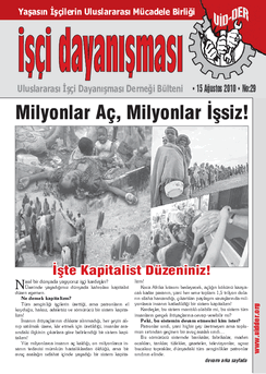 İşçi Dayanışması 29 nolu sayı İşçi Dayanışması 29 nolu sayı