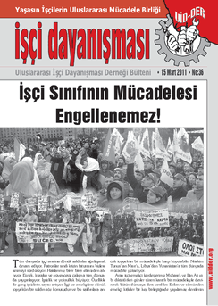 İşçi Dayanışması 36 nolu sayı İşçi Dayanışması 36 nolu sayı