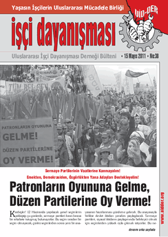 İşçi Dayanışması 38 nolu sayı İşçi Dayanışması 38 nolu sayı