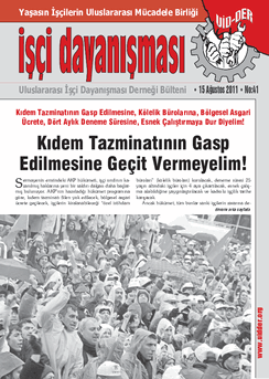 İşçi Dayanışması 41 nolu sayı İşçi Dayanışması 41 nolu sayı