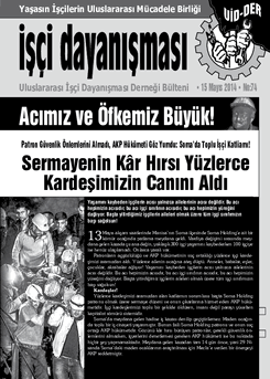 İşçi Dayanışması 74 nolu sayı İşçi Dayanışması 74 nolu sayı