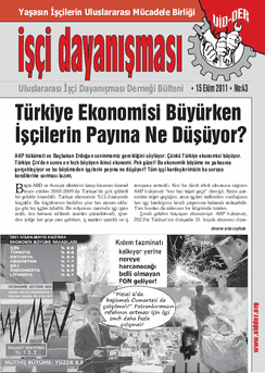İşçi Dayanışması 43 nolu sayı İşçi Dayanışması 43 nolu sayı