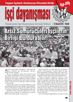 İşçi Dayanışması 80 nolu sayı İşçi Dayanışması 80 nolu sayı
