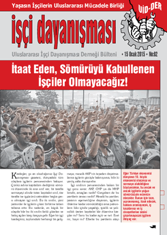 İşçi Dayanışması 82 nolu sayı İşçi Dayanışması 82 nolu sayı
