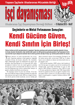 İşçi Dayanışması 87 nolu sayı İşçi Dayanışması 87 nolu sayı