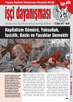 İşçi Dayanışması 86 nolu sayı İşçi Dayanışması 86 nolu sayı