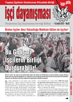 İşçi Dayanışması 93 nolu sayı İşçi Dayanışması 93 nolu sayı