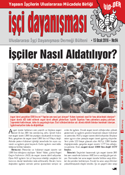 İşçi Dayanışması 94 nolu sayı İşçi Dayanışması 94 nolu sayı