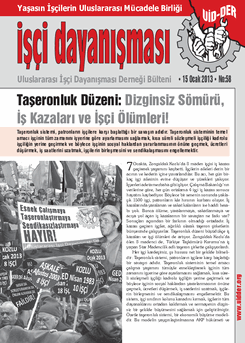 İşçi Dayanışması 58 nolu sayı İşçi Dayanışması 58 nolu sayı