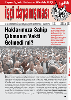 İşçi Dayanışması 99 nolu sayı İşçi Dayanışması 99 nolu sayı