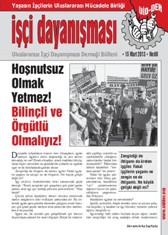 İşçi Dayanışması 60 nolu sayı İşçi Dayanışması 60 nolu sayı