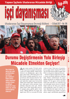 İşçi Dayanışması 106 nolu sayı İşçi Dayanışması 106 nolu sayı