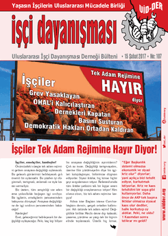 İşçi Dayanışması 107 nolu sayı İşçi Dayanışması 107 nolu sayı