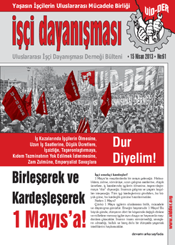 İşçi Dayanışması 61 nolu sayı İşçi Dayanışması 61 nolu sayı