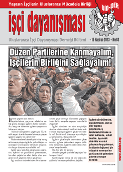 İşçi Dayanışması 63 nolu sayı İşçi Dayanışması 63 nolu sayı