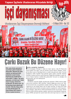 İşçi Dayanışması 122 nolu sayı İşçi Dayanışması 122 nolu sayı