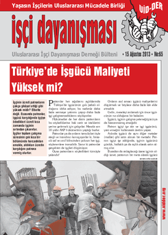 İşçi Dayanışması 65 nolu sayı İşçi Dayanışması 65 nolu sayı
