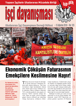 İşçi Dayanışması 125 nolu sayı İşçi Dayanışması 125 nolu sayı