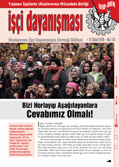 İşçi Dayanışması 131 nolu sayı İşçi Dayanışması 131 nolu sayı