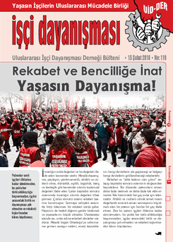 İşçi Dayanışması 119 nolu sayı İşçi Dayanışması 119 nolu sayı