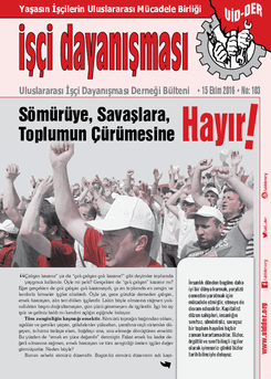 İşçi Dayanışması 103 nolu sayı İşçi Dayanışması 103 nolu sayı