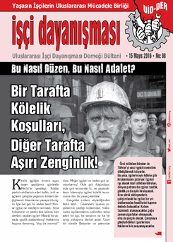 İşçi Dayanışması 98 nolu sayı İşçi Dayanışması 98 nolu sayı