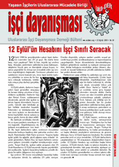 İşçi Dayanışması 18 nolu sayı İşçi Dayanışması 18 nolu sayı