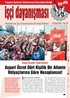 İşçi Dayanışması 128 nolu sayı İşçi Dayanışması 128 nolu sayı
