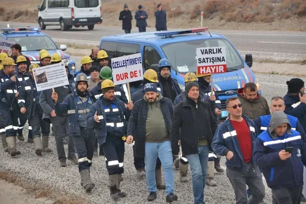 Çayırhan Maden ve Enerji İşçilerinin Eylemi Sona Erdi | Uluslararası İşçi  Dayanışması Derneği